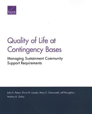 Book cover for Quality of Life at Contingency Bases