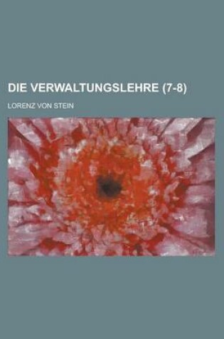 Cover of Die Verwaltungslehre (7-8)