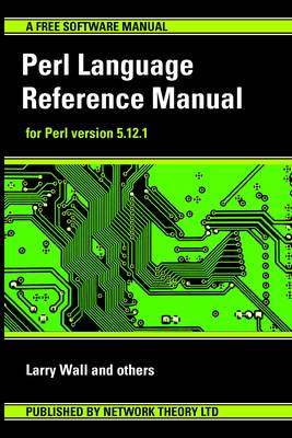 Book cover for Perl Language Reference Manual - for Perl Version 5.12.1