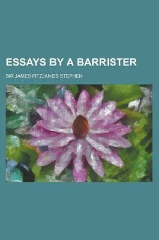 Cover of Essays by a Barrister