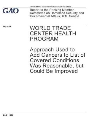 Book cover for World Trade Center Health Program