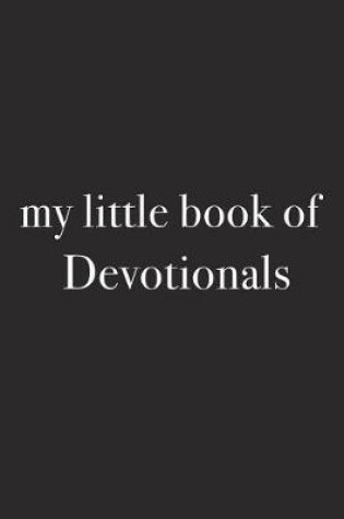 Cover of My Little Book of Devotionals