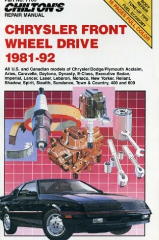 Cover of Chrysler Front Wheel Drive Repair Manual
