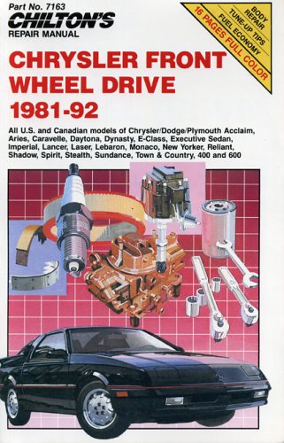 Book cover for Chrysler Front Wheel Drive Repair Manual