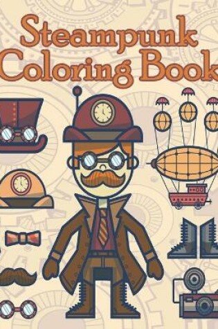 Cover of Steampunk Coloring Book