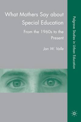 Book cover for What Mothers Say About Special Education