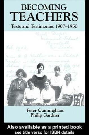 Cover of Becoming Teachers