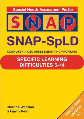 Book cover for SNAP-SpLD CD-ROM v3.5 (Special Needs Assessment Profile)
