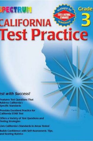 Cover of California Test Practice, Grade 3