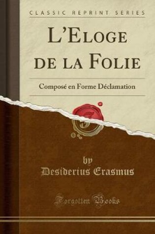 Cover of L'Eloge de la Folie