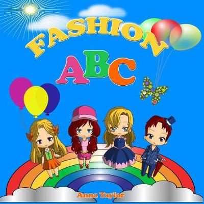 Book cover for Fashion Abc. Alphabet Book & Clothes Vocabulary