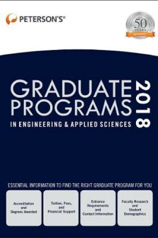 Cover of Graduate Programs in Engineering & Applied Sciences 2018