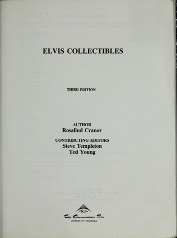 Book cover for Elvis Collectibles