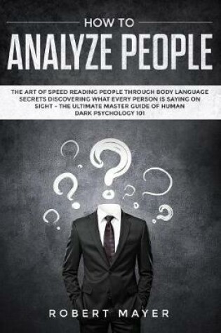 Cover of How To Analyze People