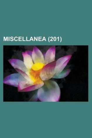 Cover of Miscellanea (201)