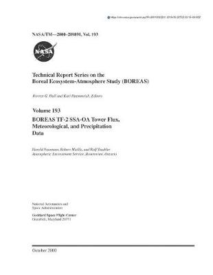 Book cover for Boreas Tf-2 Ssa-OA Tower Flux, Meteorological, and Precipitation Data