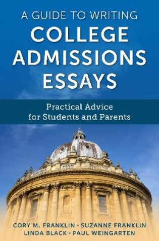 Cover of A Guide to Writing College Admissions Essays