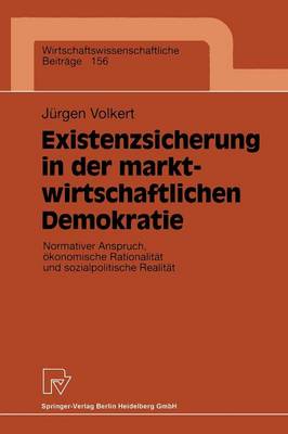 Cover of Existenzsicherung in der marktwirtschaftlichen Demokratie