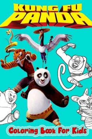 Cover of Kung Fu Panda Coloring Book For Kids