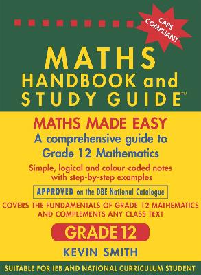 Book cover for Maths Handbook & Study Guide Grade 12