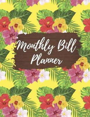 Book cover for Monthly Bill Planner