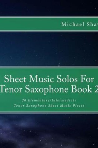 Cover of Sheet Music Solos For Tenor Saxophone Book 2