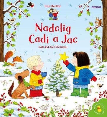 Book cover for Cyfres Cae Berllan: Nadolig Cadi a Jac / Cadi and Jac's Christmas