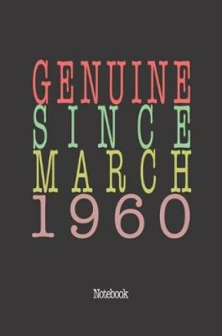 Cover of Genuine Since March 1960