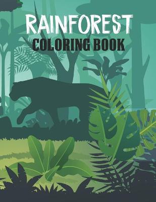 Book cover for Rainforest Coloring Book