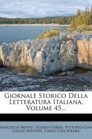 Cover of Giornale Storico Della Letteratura Italiana, Volume 45...