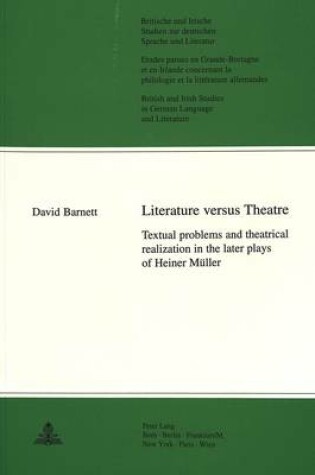 Cover of Literature Versus Theatre