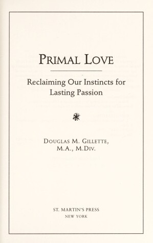 Book cover for Primal Love