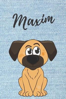 Book cover for Maxim Hunde-Notizbuch / Malbuch / Tagebuch