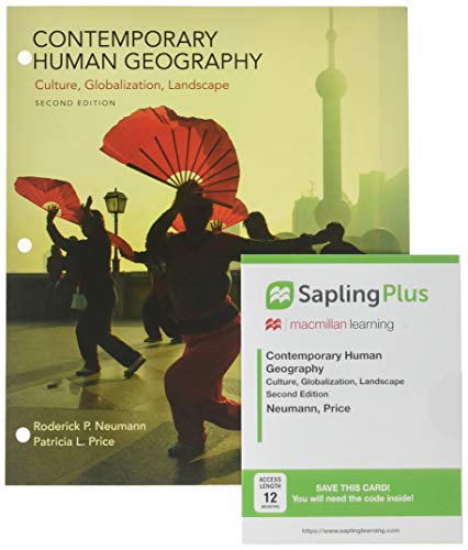 Book cover for Loose-Leaf Version for Contemporary Human Geography 2e & Saplingplus for Contemporary Human Geography 2e (Six-Months Access)