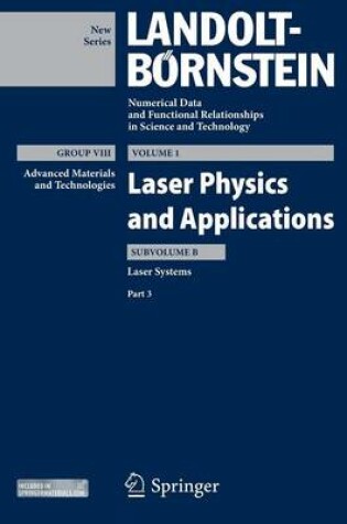 Cover of Laser Systems, Part 3