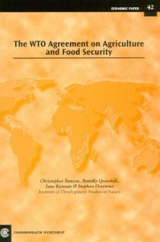 Cover of The WTO Agreement on Agriculture and Food Security