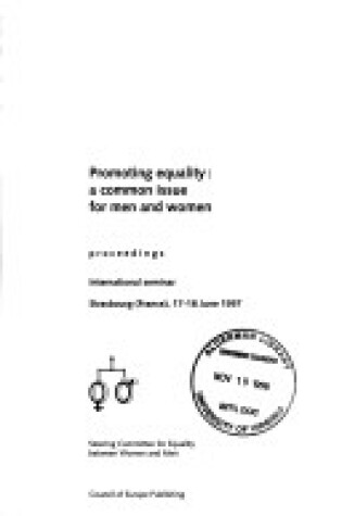 Cover of Promoting Equality