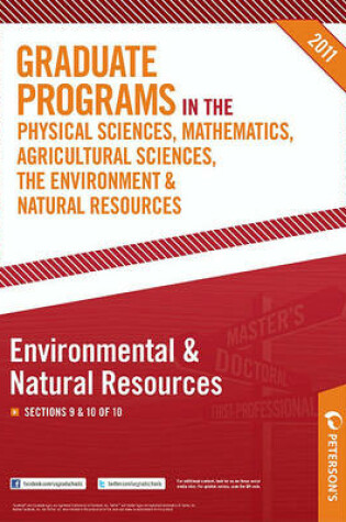 Cover of Peterson's Graduate Programs in the Sciences 2011