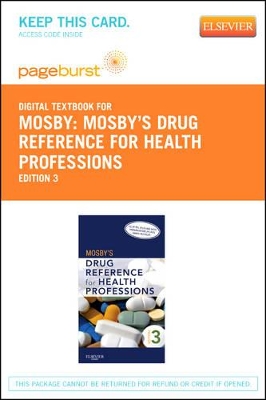 Book cover for Mosby's Drug Reference for Health Professions - Elsevier eBook on Vitalsource (Retail Access Card)