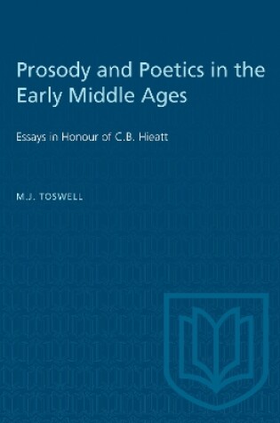 Cover of Prosody and Poetics in the Early Middle Ages