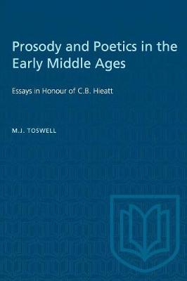 Book cover for Prosody and Poetics in the Early Middle Ages