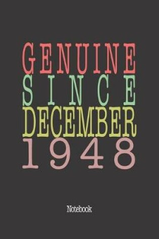 Cover of Genuine Since December 1948