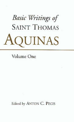 Book cover for Basic Writings of St. Thomas Aquinas: (Volume 1)