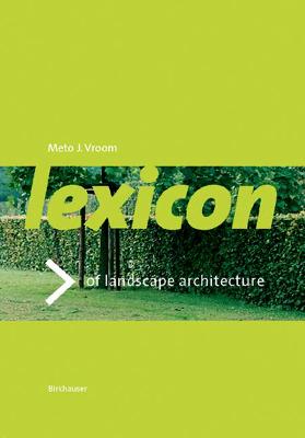 Cover of Lexicon of Garden and Landscape Architecture