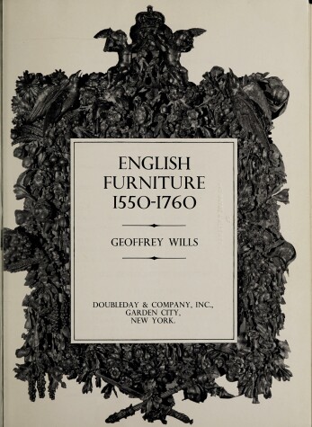 Book cover for English Furniture