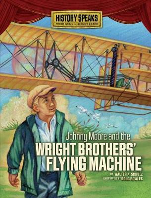 Book cover for Johnny Moore and the Wright Brothers' Flying Machine