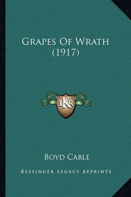 Book cover for Grapes Of Wrath (1917)