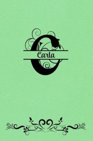 Cover of Split Letter Personalized Name Journal - Carla