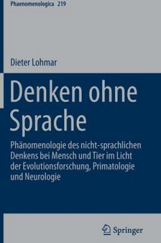 Cover of Denken Ohne Sprache
