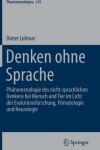 Book cover for Denken Ohne Sprache